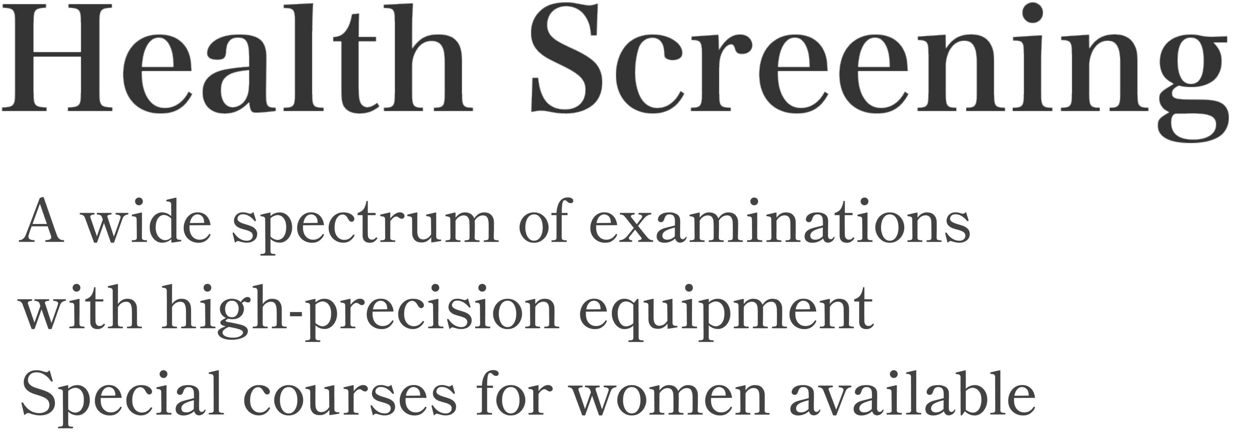 Health Screening